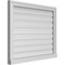 Ekena Millwork Vertical Surface Mount PVC Gable Vent: Functional, w/ 2"W x 2"P Brickmould Sill Frame, 32"W x 26"H GVPVE32X2603SF - alternate 3